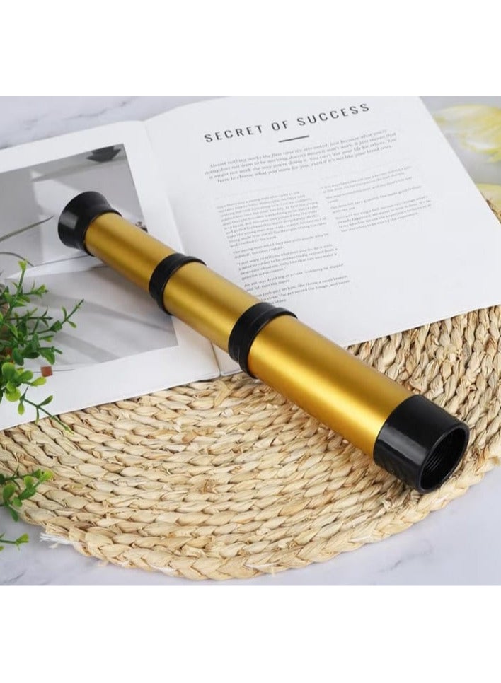 Vadcare Pirate Monocular Telescope for Kids, Retractable Portable Telescope for Boys and Girls, Gold - Image 3